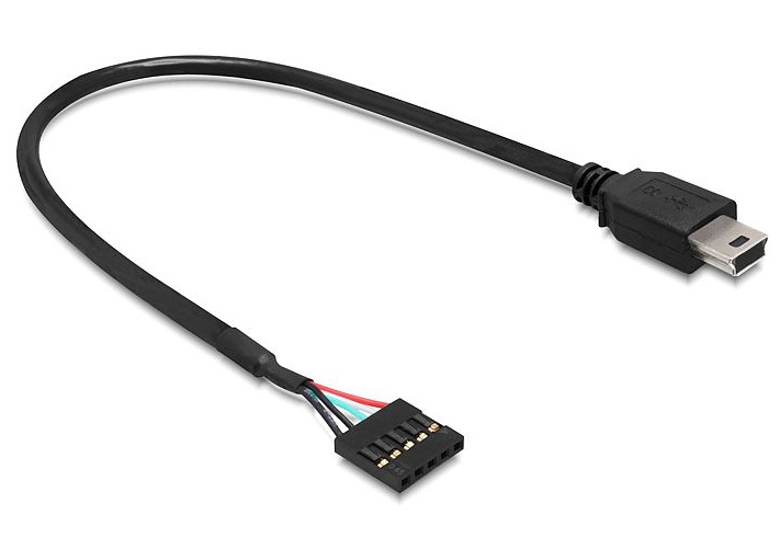 Kabel USB 2.0 Pin Header Buchse > USB mini Stecker 30 cm, Delock ® [83170]