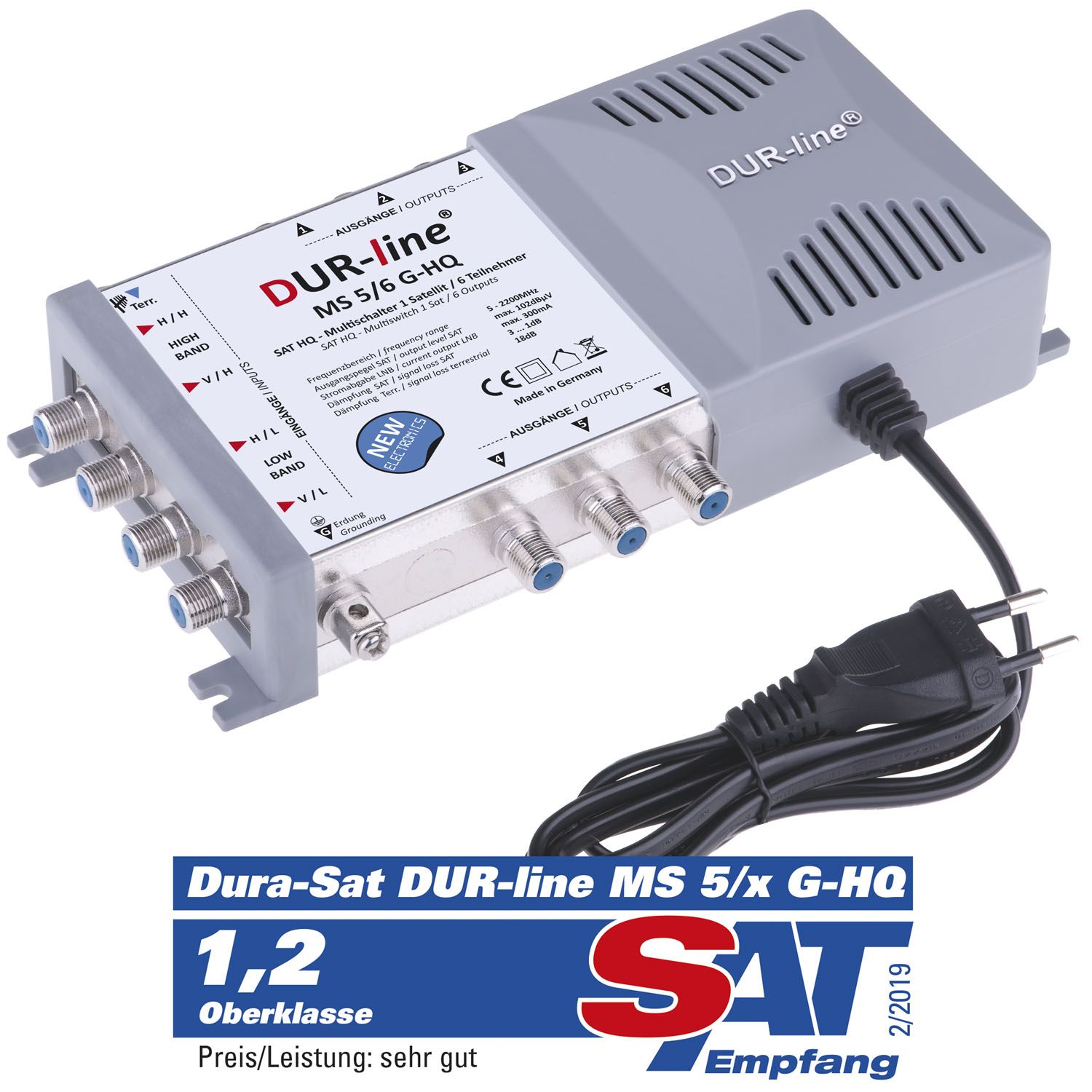 DUR-line MS 5/6 G-HQ - Multischalter DUR-line MS 5/6 G-HQ - Multischalter