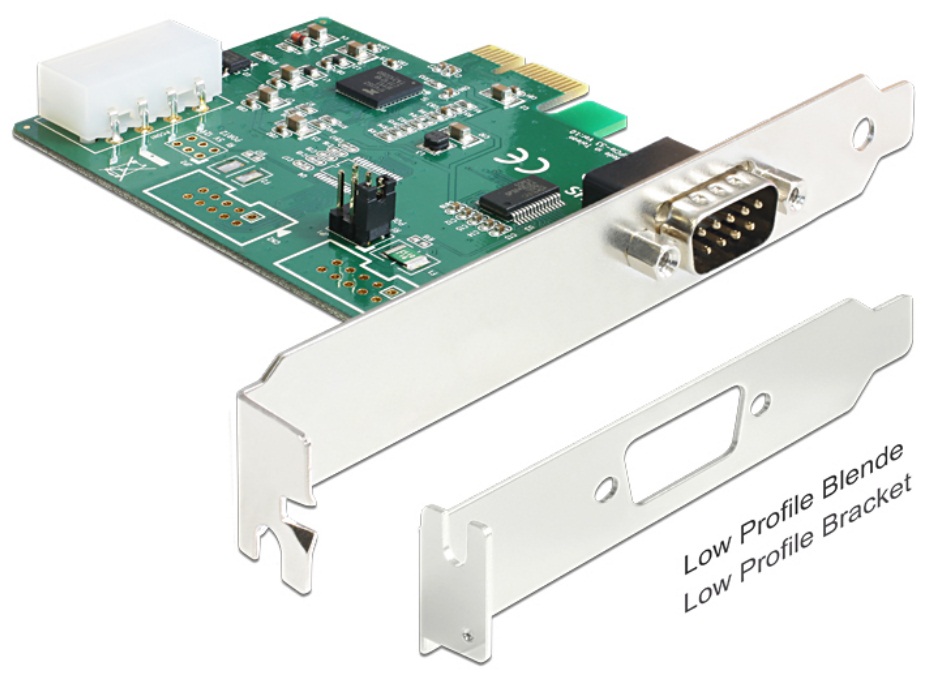 PCI Express Karte > 1 x Seriell RS-232 High Speed 921K mit S