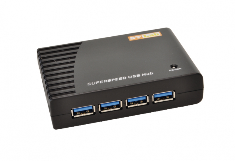 USB 3.0 HUB 4 Port, inklusive 5V/2A Netzteil, Exsys® [EX-112