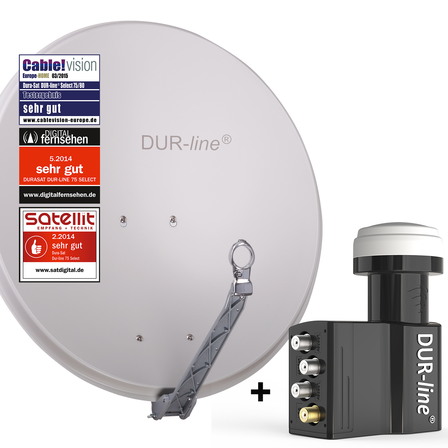 DUR-line Select 75 G + UK 104 LNB - Einkabel Set