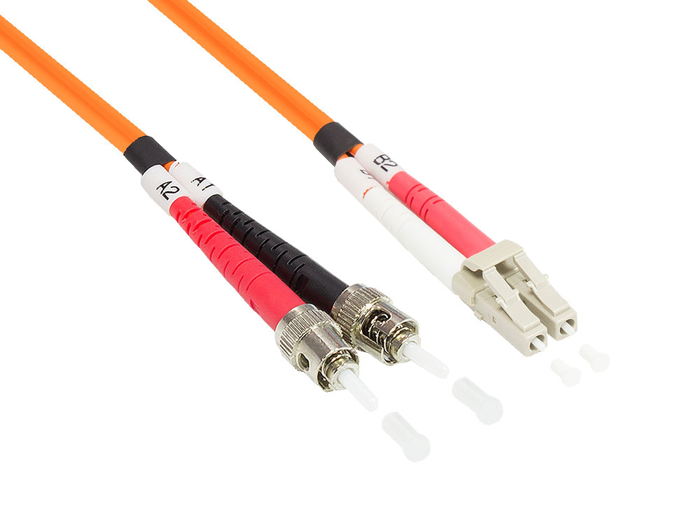 Patchkabel LWL Duplex OM2 (Multimode, 50/125) LC/ST, 7m, Good Connections®