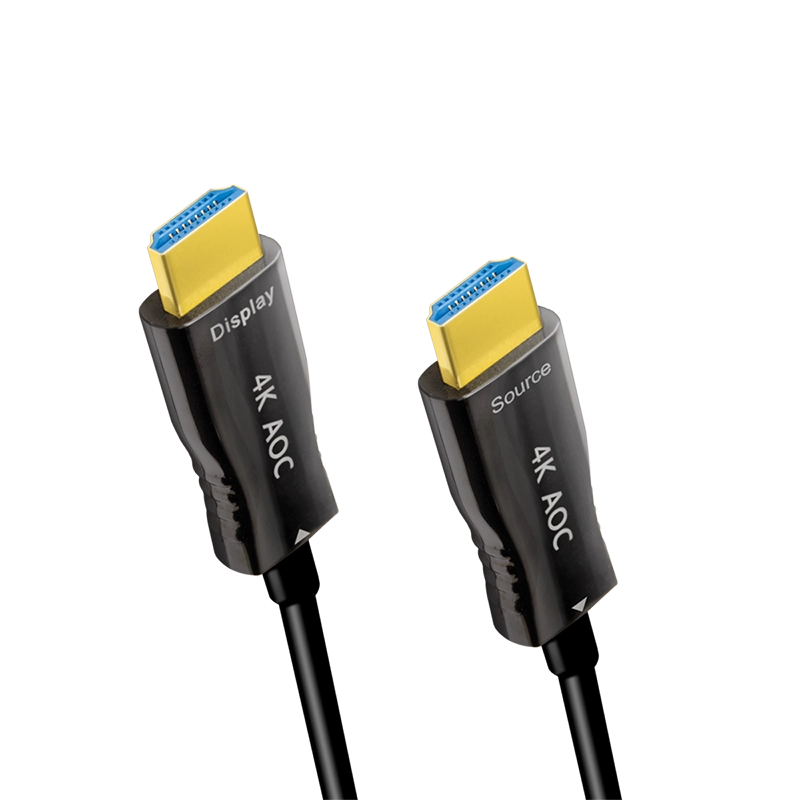 HDMI-Kabel, A/M zu A/M, 4K/60 Hz, AOC, schwarz, 50 m