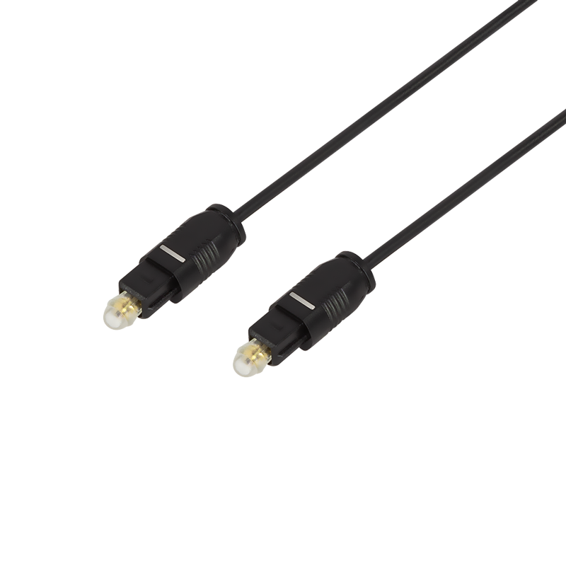 Audio-Kabel, Toslink/M zu Toslink/M, PMMA Ader, schwarz, 3 m