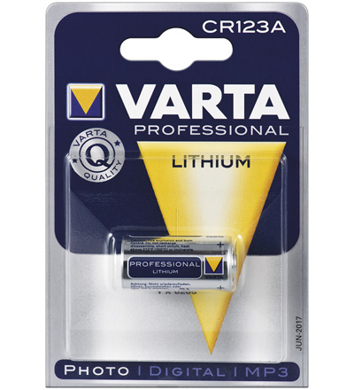 Varta® Professional Lithium für Foto, Digital-, MP3 Geräte; 3V, 1600 mAh, 1er Blister