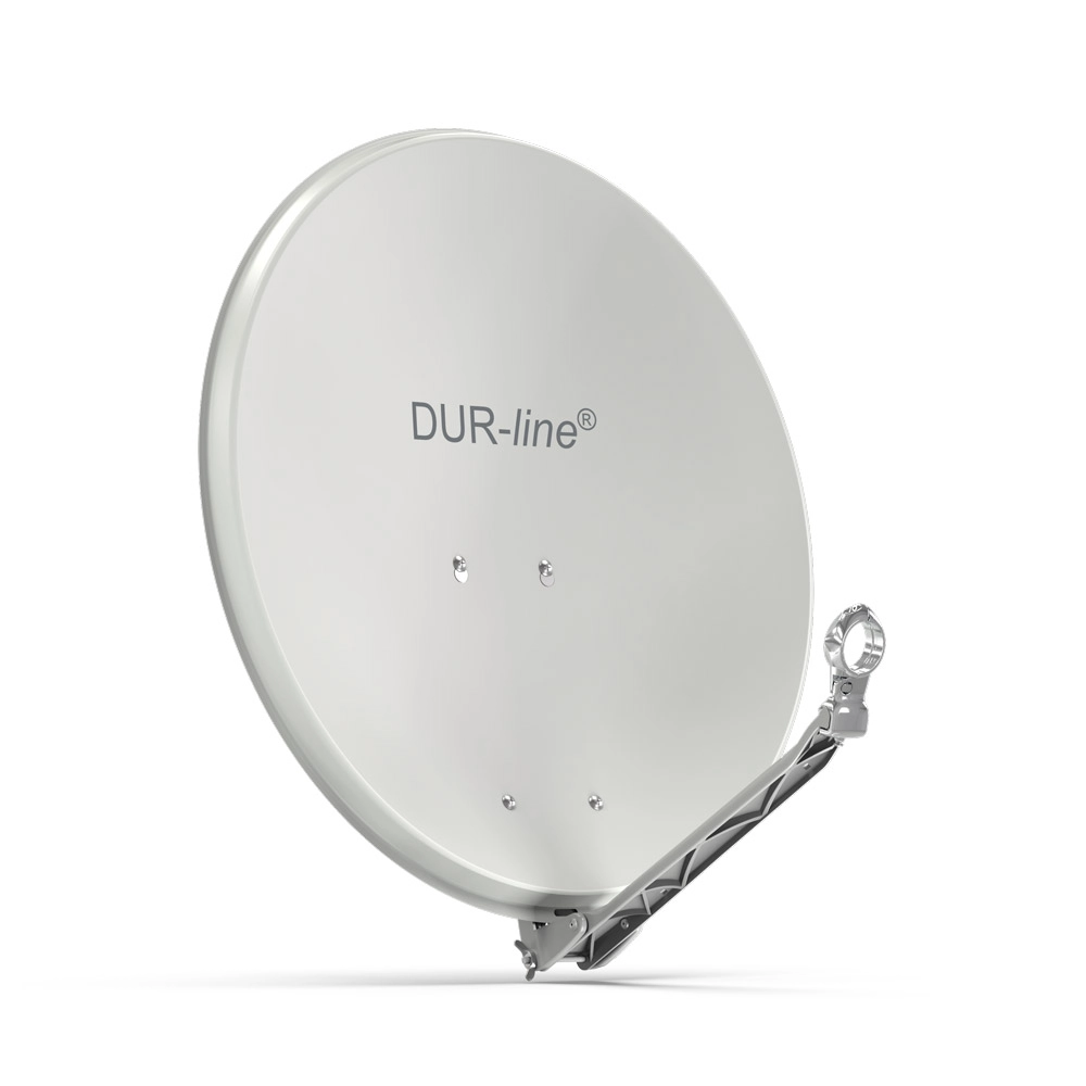 DUR-line Select 60/65 Hellgrau - Alu Sat-Antenne