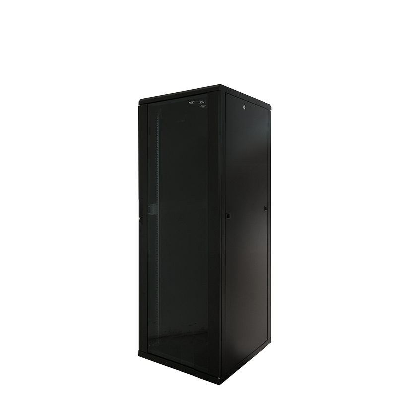 19" Netzwerk Standschrank, 16HE, 600 x 600 mm, schwarz