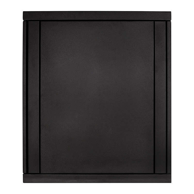 19" Wandschrank einteilig 6HE 600 x 560 mm, schwarz