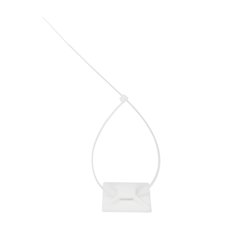 Kabelbinder, PA66, 100 Stk., transparent, B: 2,5 mm, L: 200 mm