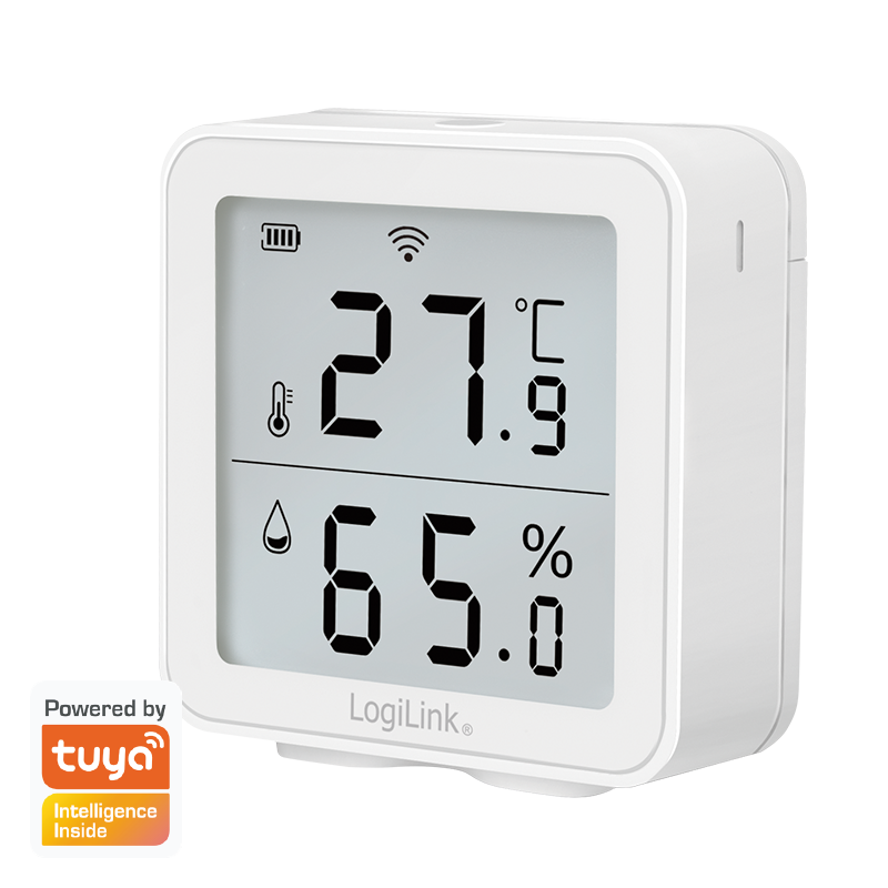 Wi-Fi Smart Thermo-Hygrometer, Tuya kompatibel