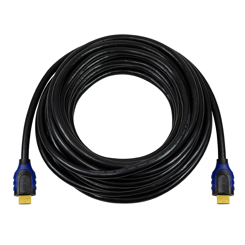 HDMI-Kabel, A/M zu A/M, 4K/60 Hz, schwarz/blau, 2 m