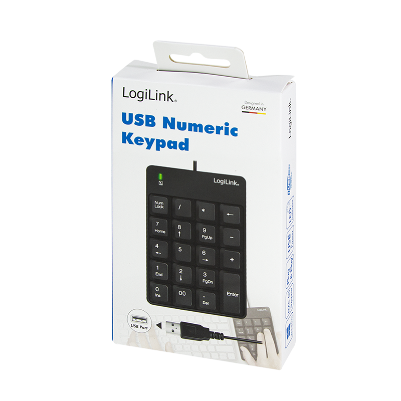 Keypad mit USB-Anschluss, 19 Tasten