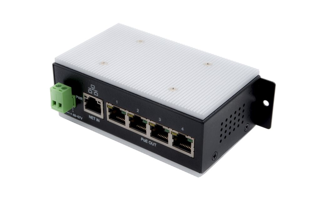 5 Port 1G Netzwerk Switch mit 4 PoE Ports , Exsys® [EX-6100P