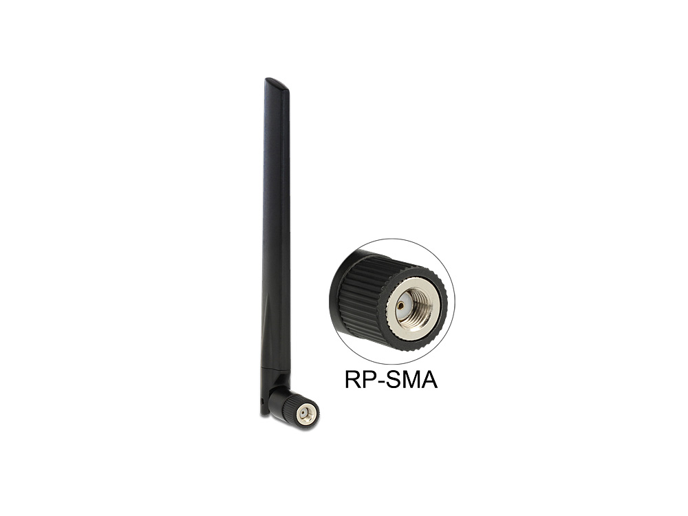 WLAN Antenne RP-SMA 802.11 ac/a/h/b/g/n 3 ~ 5 dBi omnidirekt