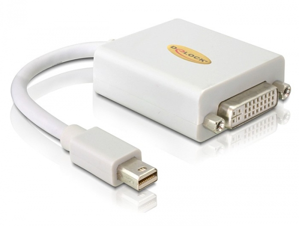 Adapter mini Displayport zu DVI 24+5 pin Buchse, Delock® [65