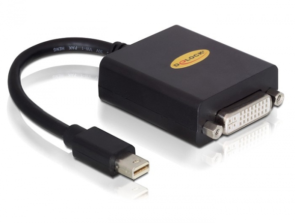 Adapter Mini Displayport Stecker zu DVI 24+5 Buchse, Delock®