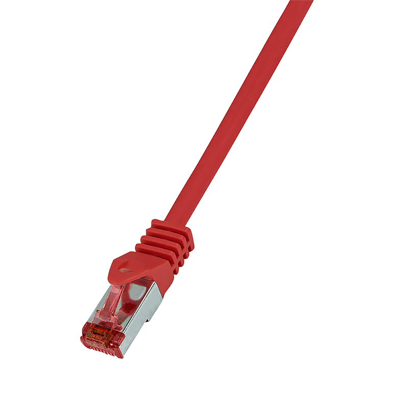 Patchkabel PrimeLine, Cat.6, S/FTP, rot, 3 m