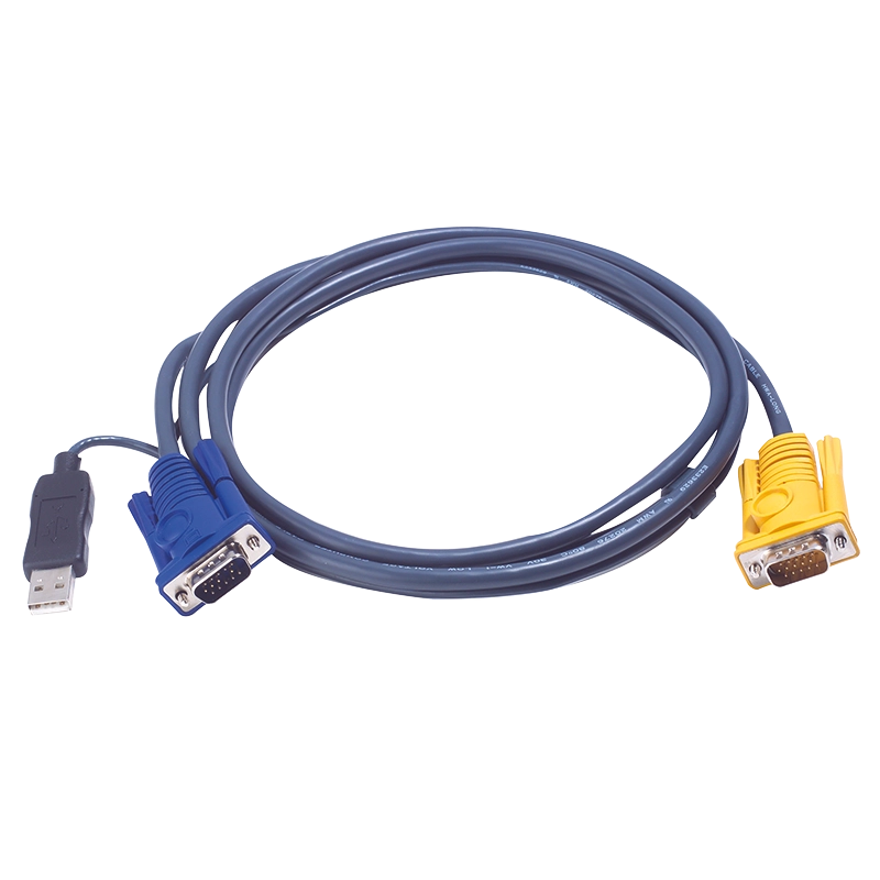 Kabel KVM USB für USB & MAC Computer, 1,8m