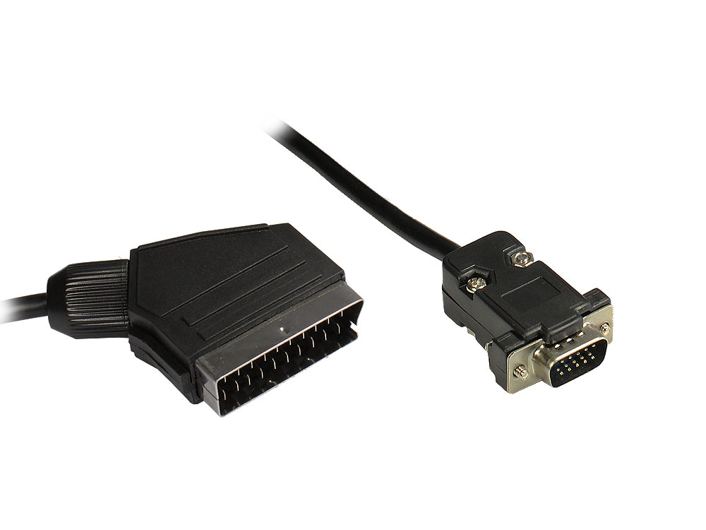 Audio-Video-Kabel, Scartstecker>15-pol, High-Density Stecker, 2,0 m, Good Connections®
