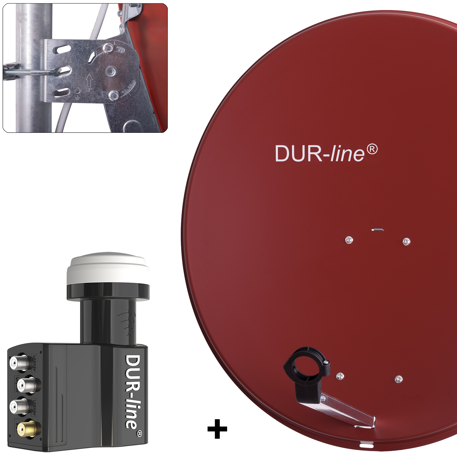 DUR-line MDA 80 R + UK 104 LNB - Einkabel Set