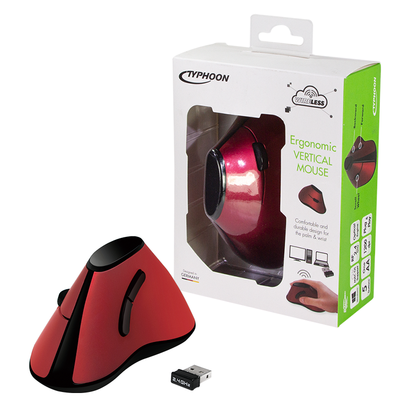 LogiLink ID0205 - Funk & Bluetooth Dual-Maus, 2,4 GHz, 800/1200