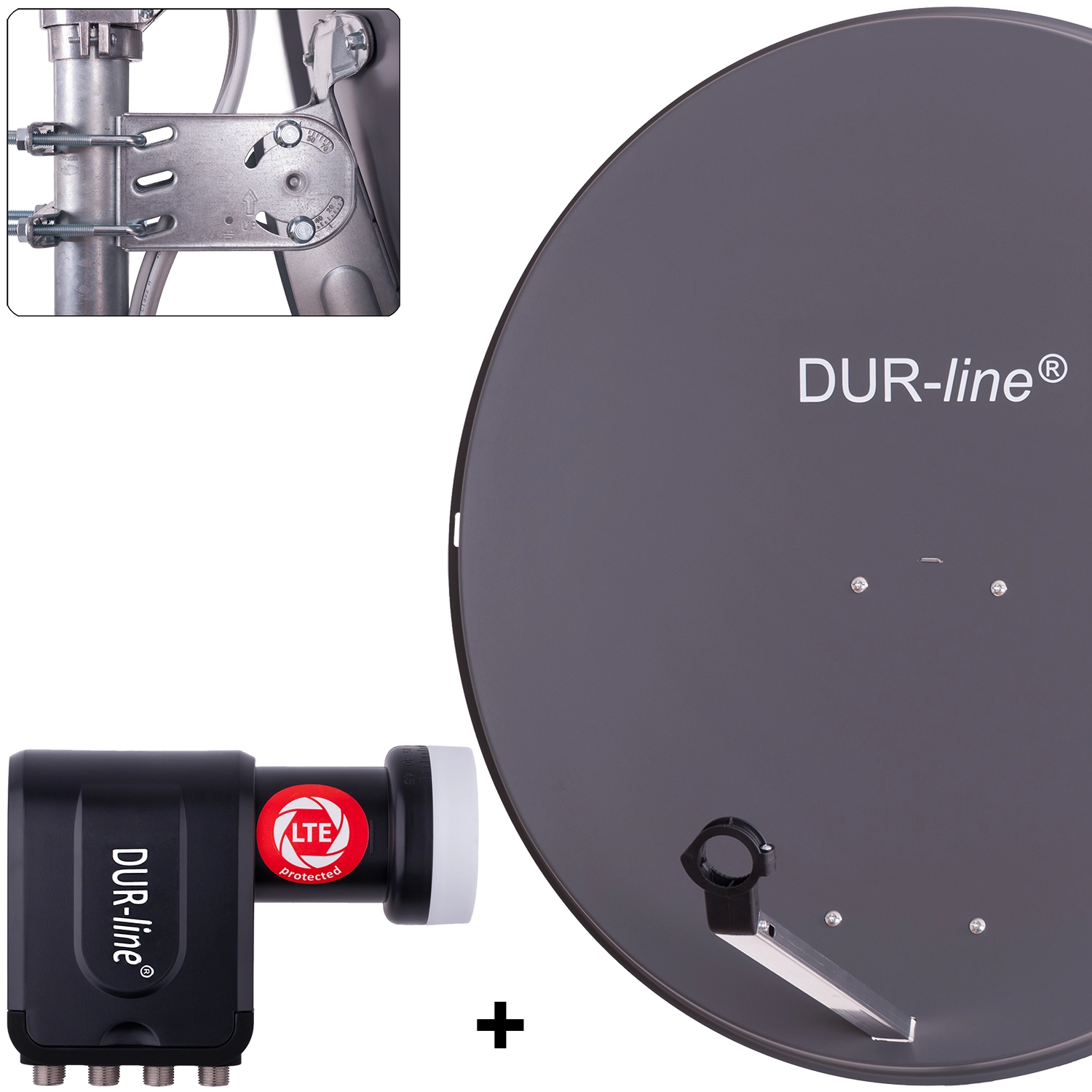 DUR-line MDA 90 A + +Ultra Octo LNB - 8 TN LNB Set