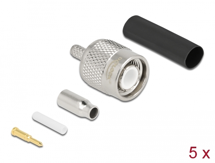 TNC Stecker zum Crimpen RG-174 / RG-316 mit passendem Schrum