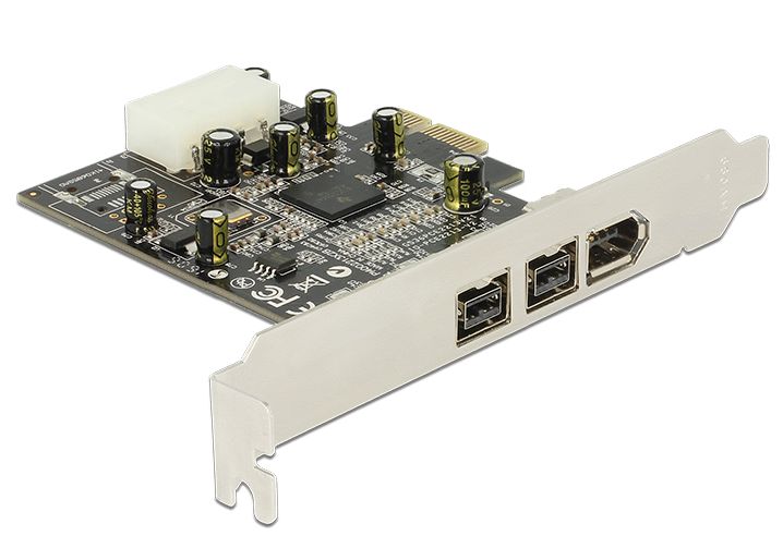 PCI Express Karte, 1x extern FireWire A + 2x extern FireWire