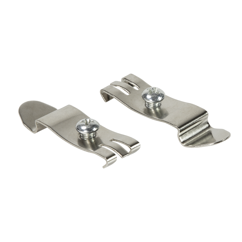 Hutschienenhalter, Metall, 2 Stück Hutschienenhalter, Metall, 2 Stück