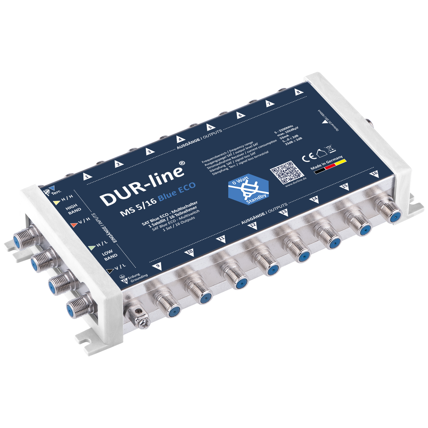 DUR-line MS 5/16 Blue ECO - Multischalter DUR-line MS 5/16 Blue ECO - Multischalter