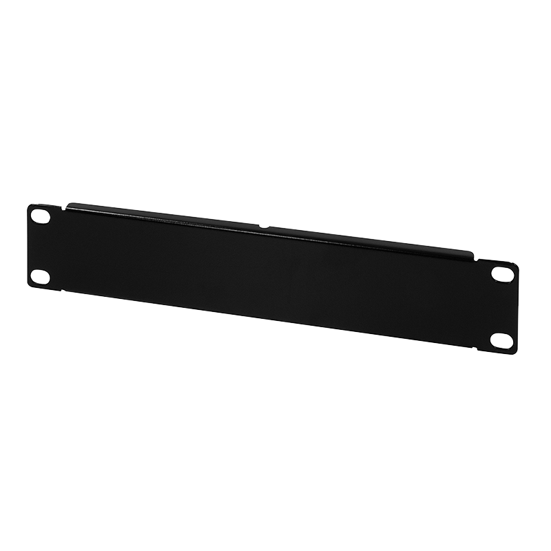 10" Blindpanel 1HE, schwarz