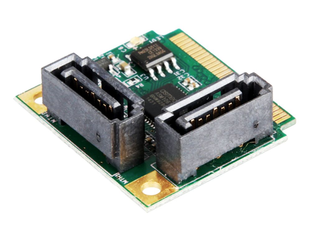 Mini PCIe SATA 3 Controller für HDD und SSD Drives, Exsys® [