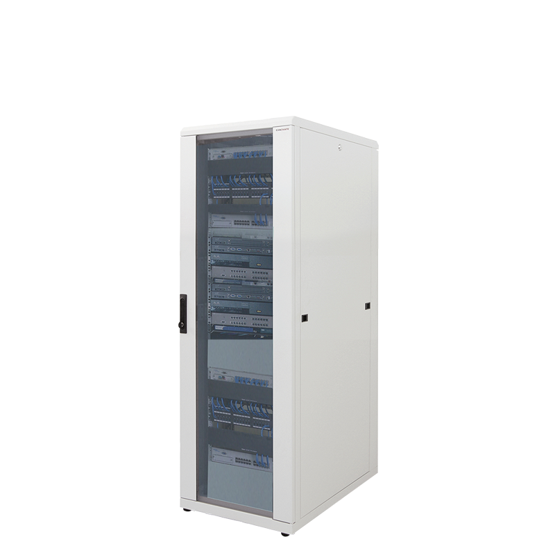 19" Netzwerk Standschrank, 16HE, 600 x 800 mm, grau