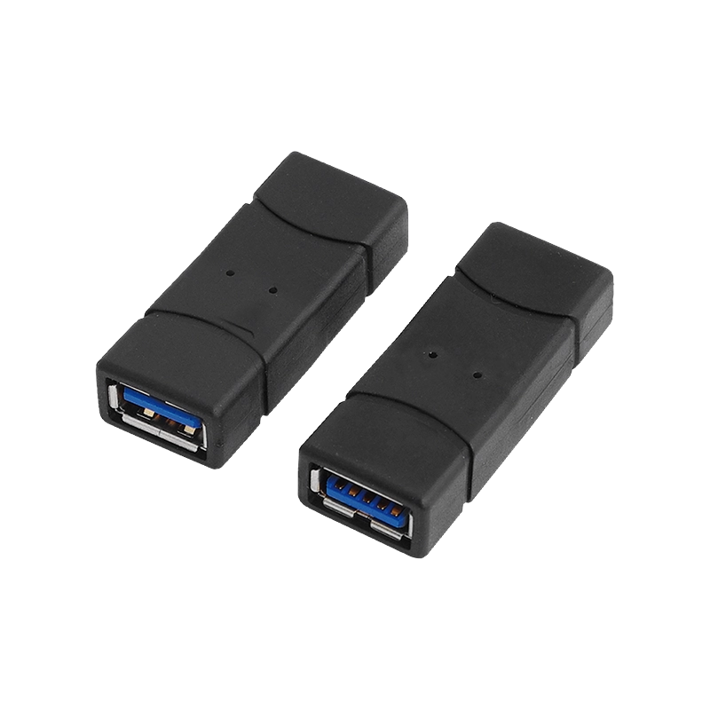 USB 3.0-Adapter, USB-A/F zu USB-A/F, schwarz