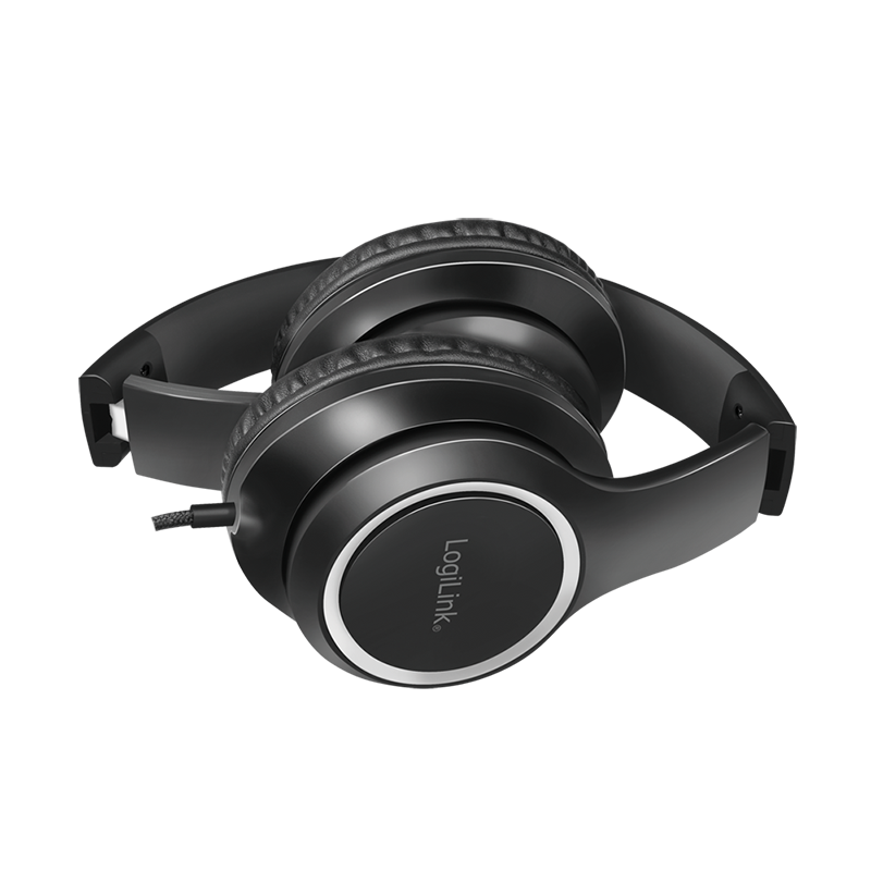 Stereo-Headset, 1x 3,5-mm-Klinkenstecker, High Quality, schwarz