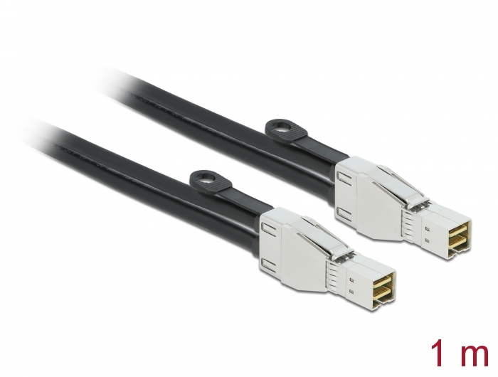 PCI Express Kabel Mini SAS HD SFF-8674 zu SFF-8674 1 m, Delock® [86621]