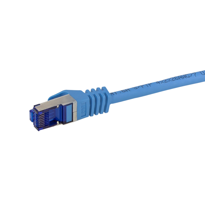 Patchkabel Ultraflex, Cat.6A, S/FTP, blau, 20 m