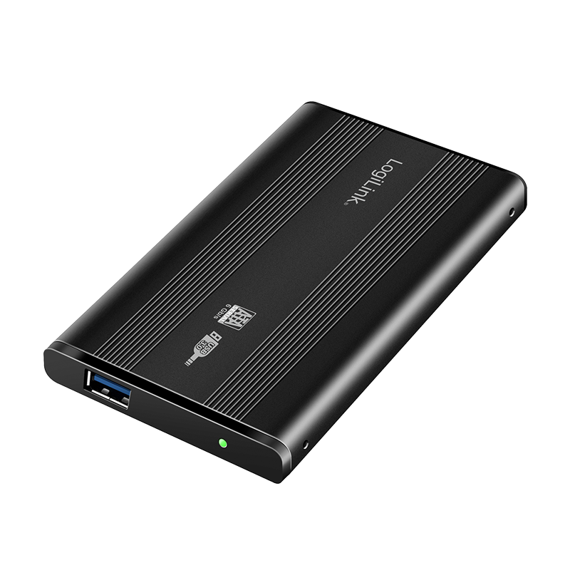 Festplattengehäuse 2,5", SATA, USB 3.0, Alu, schwarz Festplattengehäuse 2,5", SATA, USB 3.0, Alu, schwarz