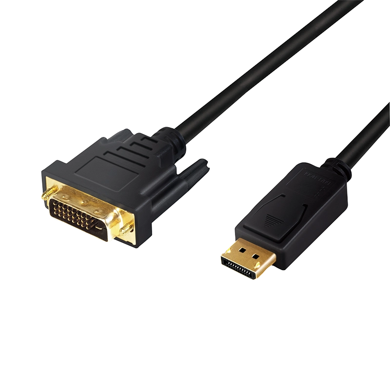 DisplayPort-Kabel, DP/M zu DVI/M, 1080p, schwarz, 3 m
