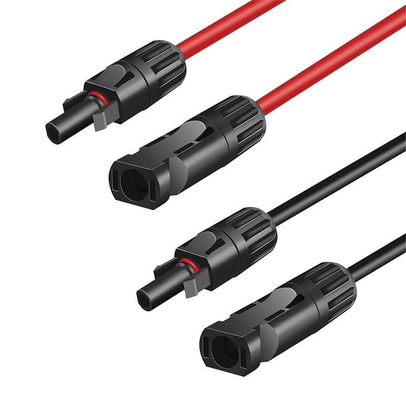 Solar Verlängerungskabel-Set, PVC/M zu PVC/F, 6 mm², CU, 1 m Solar Verlängerungskabel-Set, PVC/M zu PVC/F, 6 mm², CU, 1 m