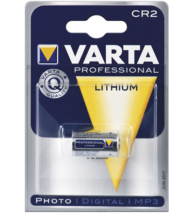 Varta® Professinal Litihium für Foto, Digital-, MP3 Geräte; 3V, 920 mAh, 1er Blister