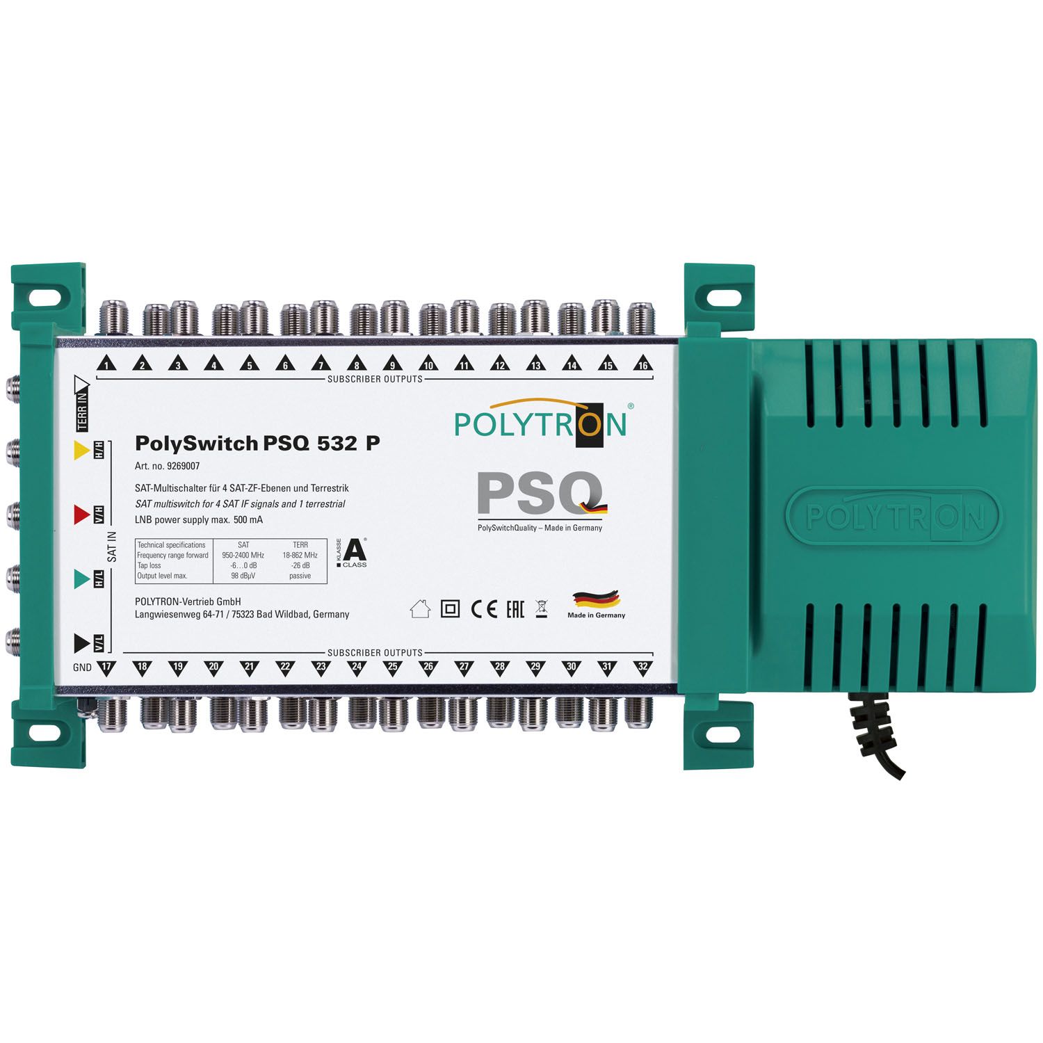 Polytron PSQ 532 P - Multischalter Polytron PSQ 532 P - Multischalter