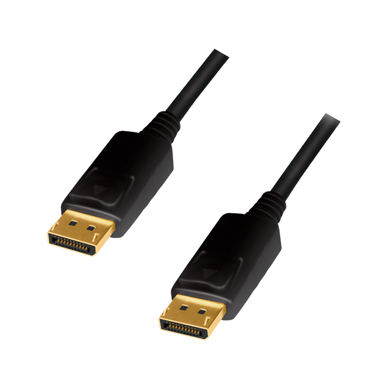 DisplayPort-Kabel, DP/M zu DP/M, 4K/60 Hz, schwarz, 10 m