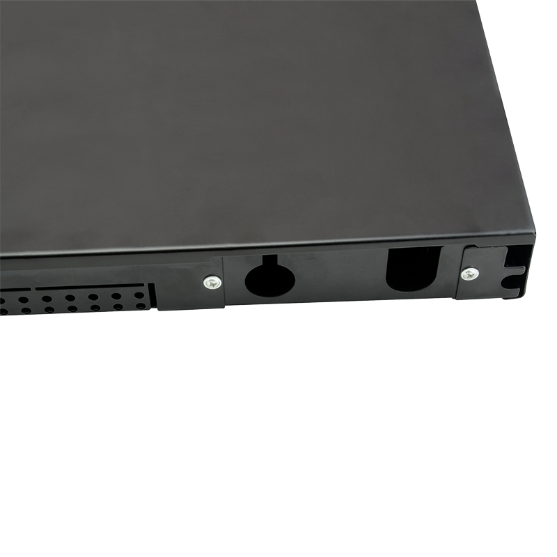 19" Komplett bestückte Spleißboxen LC-DX 12 Port, Multi Mode OM3, 1HE, schwarz