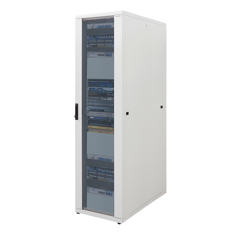 19" Netzwerk Standschrank, 42HE, 600 x 1000 mm, grau