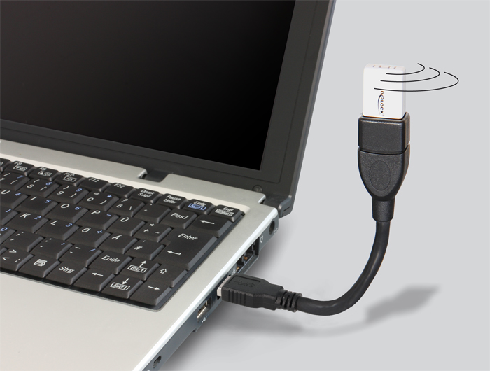 Kabel USB 3.0 A Stecker an USB 3.0 A Buchse ShapeCable 0,15m, Delock® [83713]